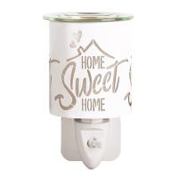 Aroma White & Gold Home Sweet Home Plug In Wax Melt Warmer Extra Image 1 Preview